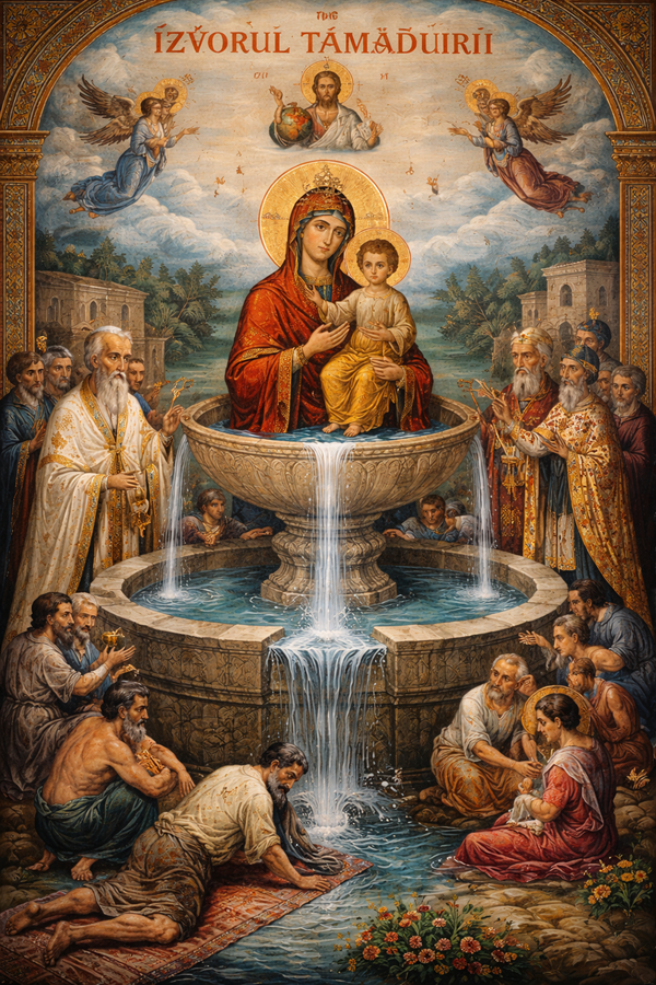 icoana cu izvorul tamaduirii