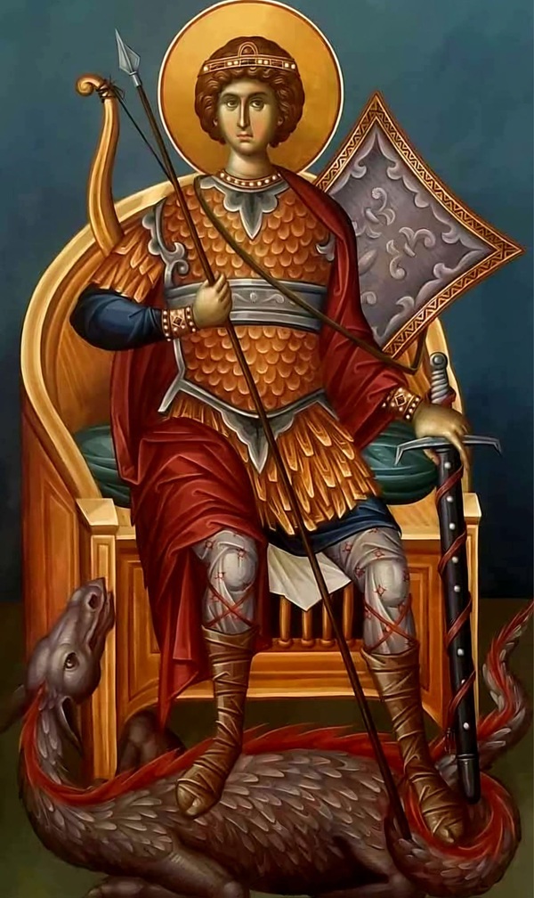 icoana sfantului mucenic gheorghe