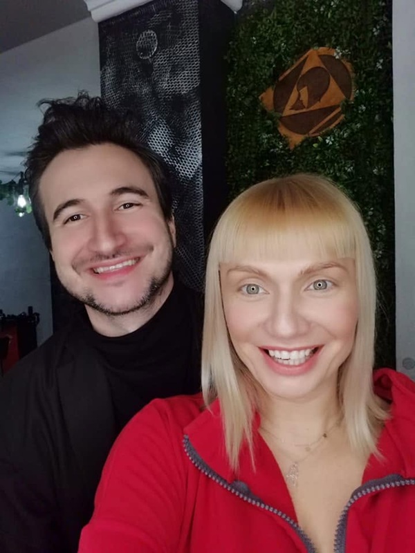 selfie facut de cristina cioran si alex dobrescu