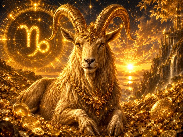 zodia capricorn inconjurata de bogatie