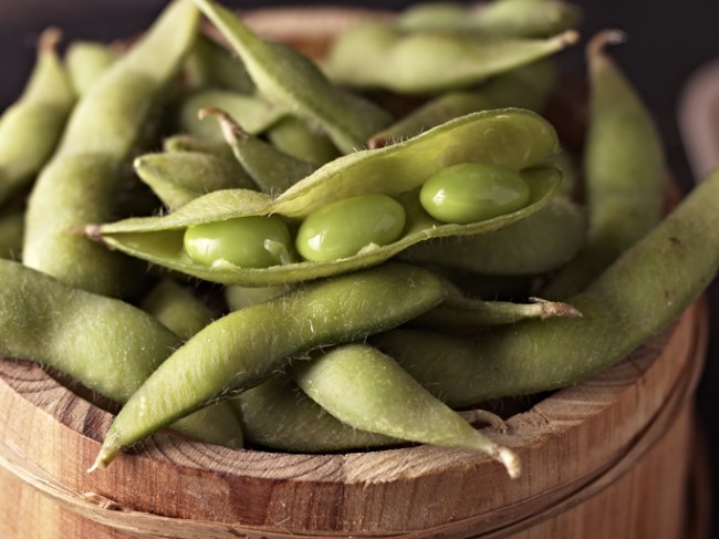 Castron cu edamame