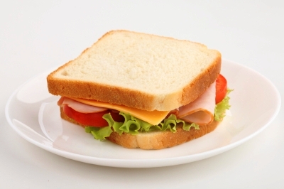 Poza cu sandwich mic dejun